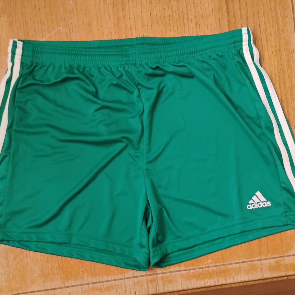 Adidas Green Athletic Shorts